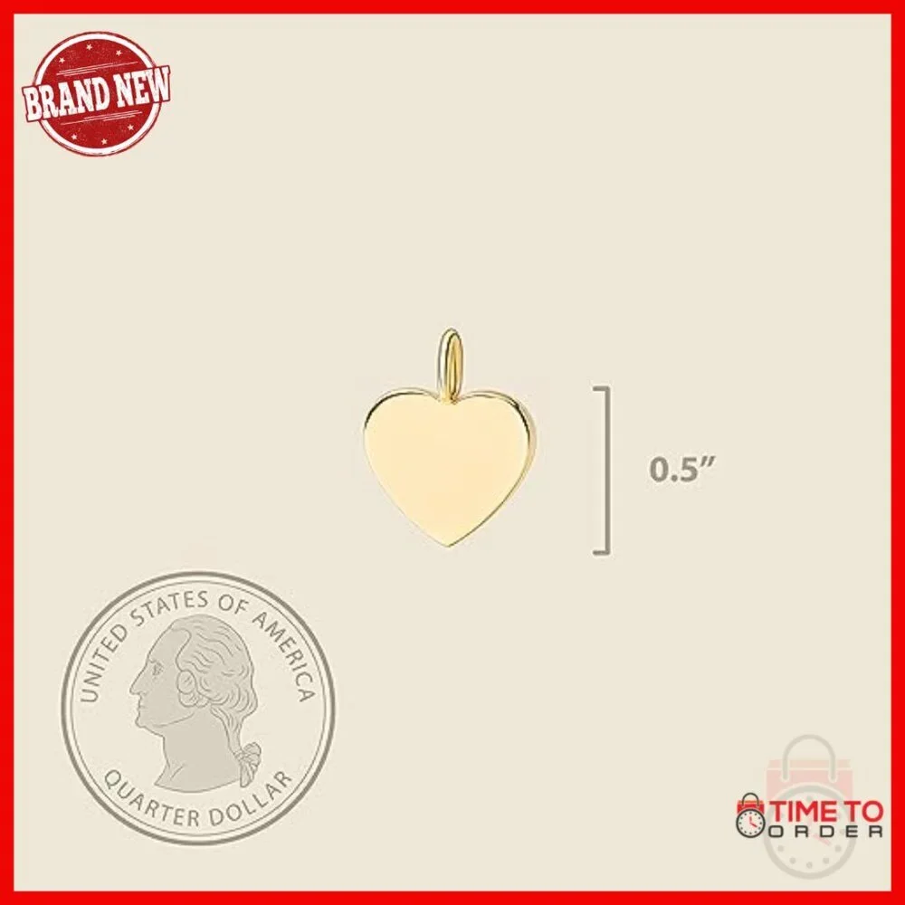 Sterling Silver Engravable Dog Charm Pendant with Gold Plating